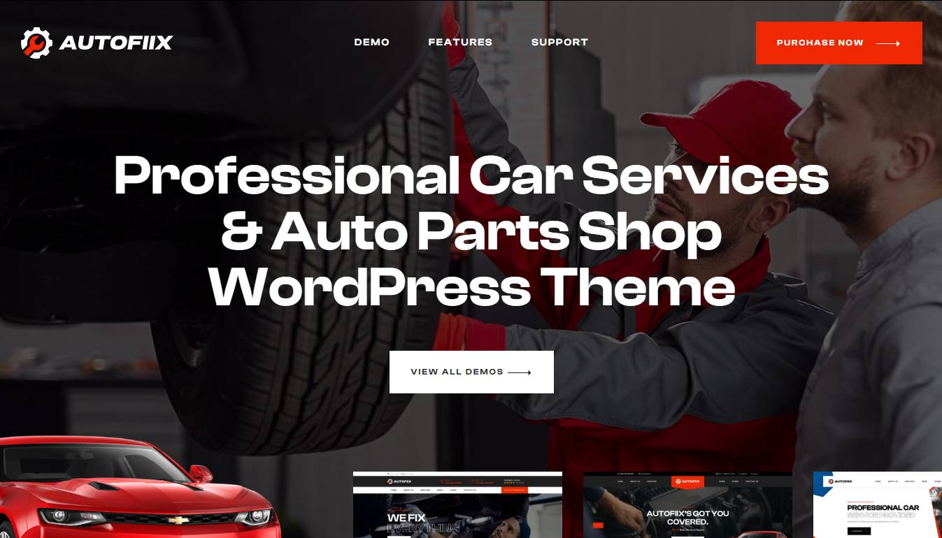 Autofiix - Car Services WordPress Theme