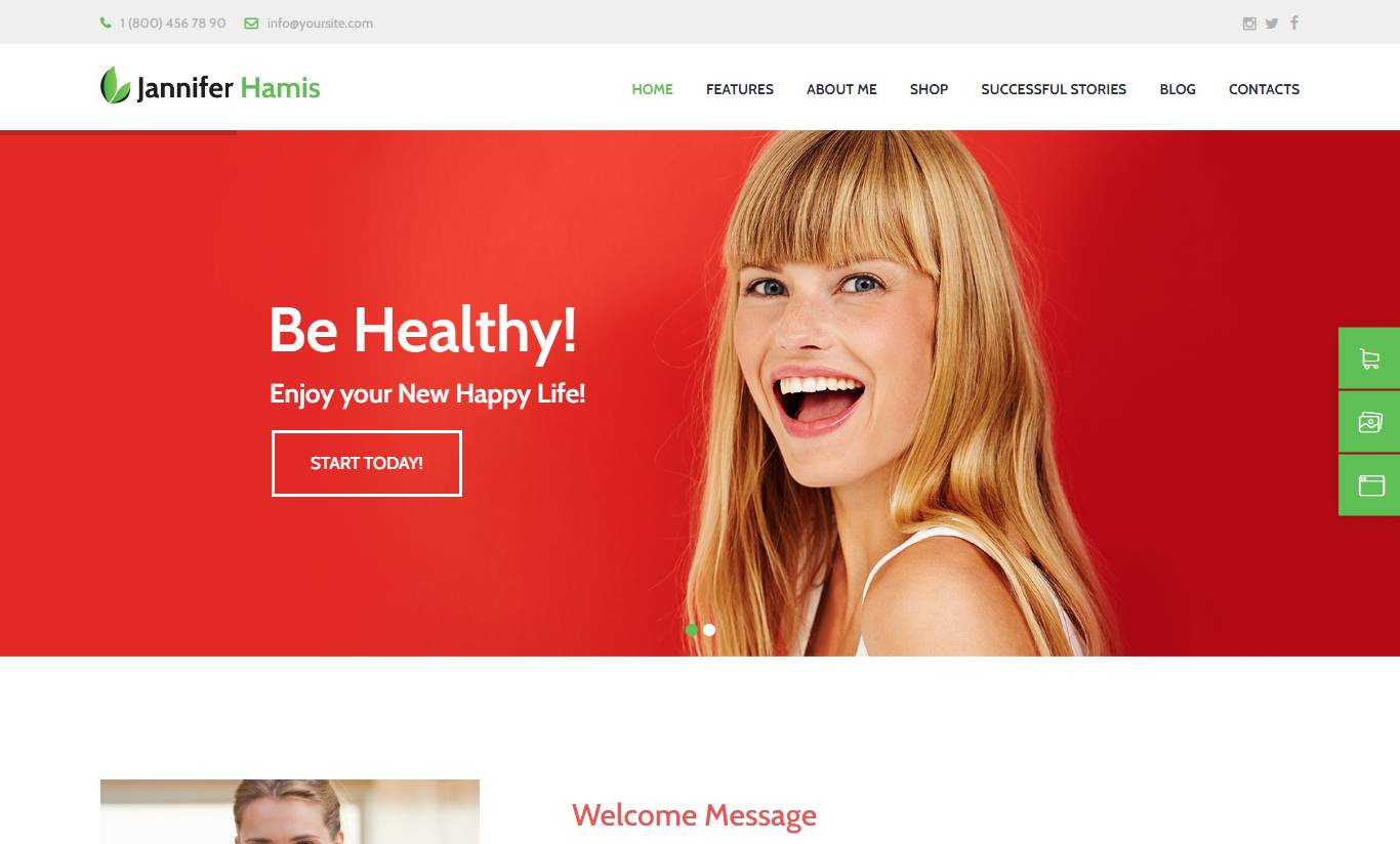 Health Coach Blog & Lifestyle Magazine WordPress Theme