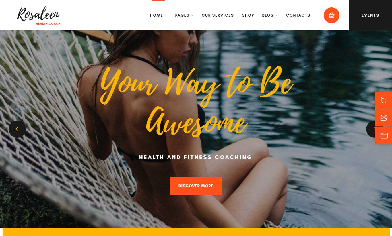 Rosaleen - Health Coach, Speaker & Motivation WordPress Theme