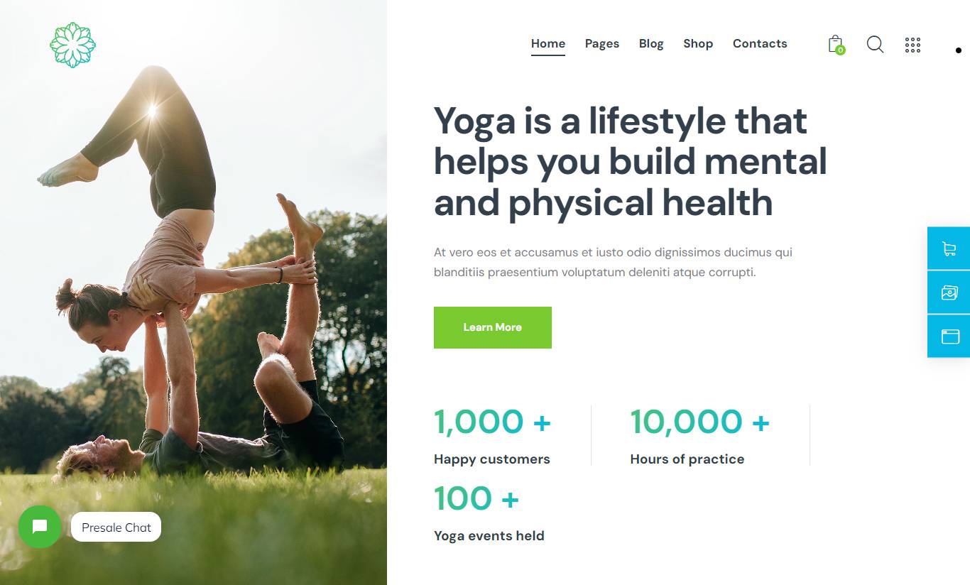 Mandala | Yoga Studio and Wellness Center WordPress Theme