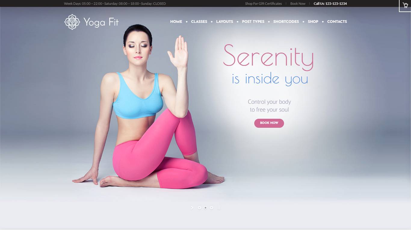 Yoga Fit - Sports & Fitness WordPress Theme