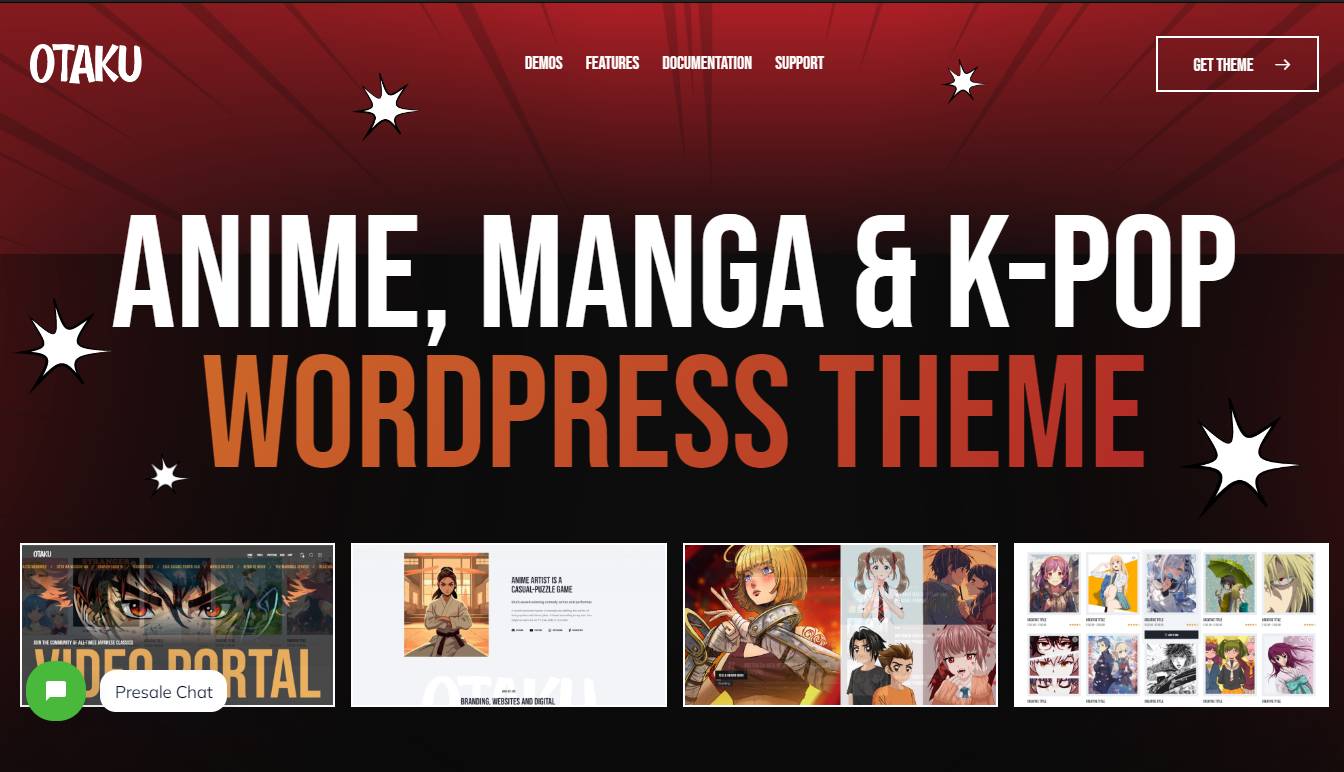 Otaku - Anime, Manga & K-Pop WordPress Theme