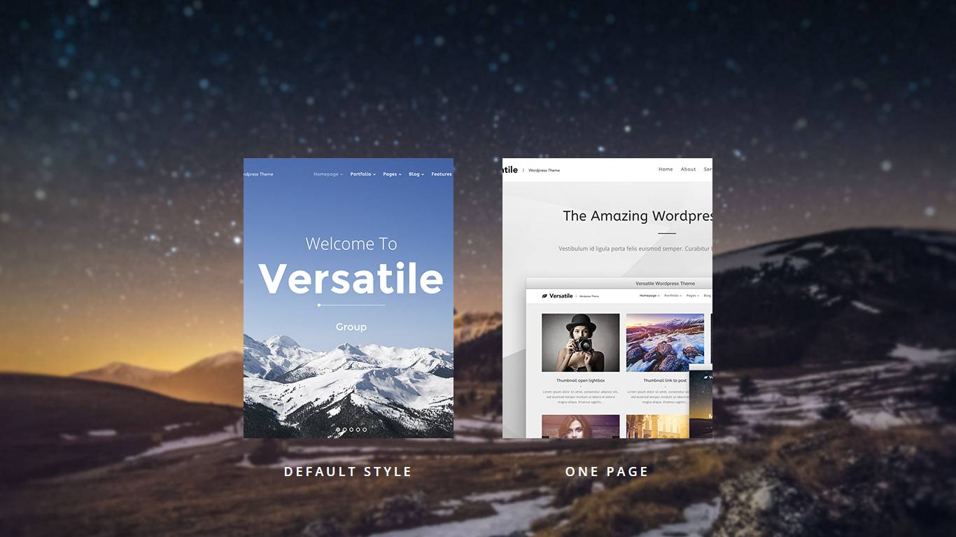 Versatile - Responsive Multi-Purpose WP Theme