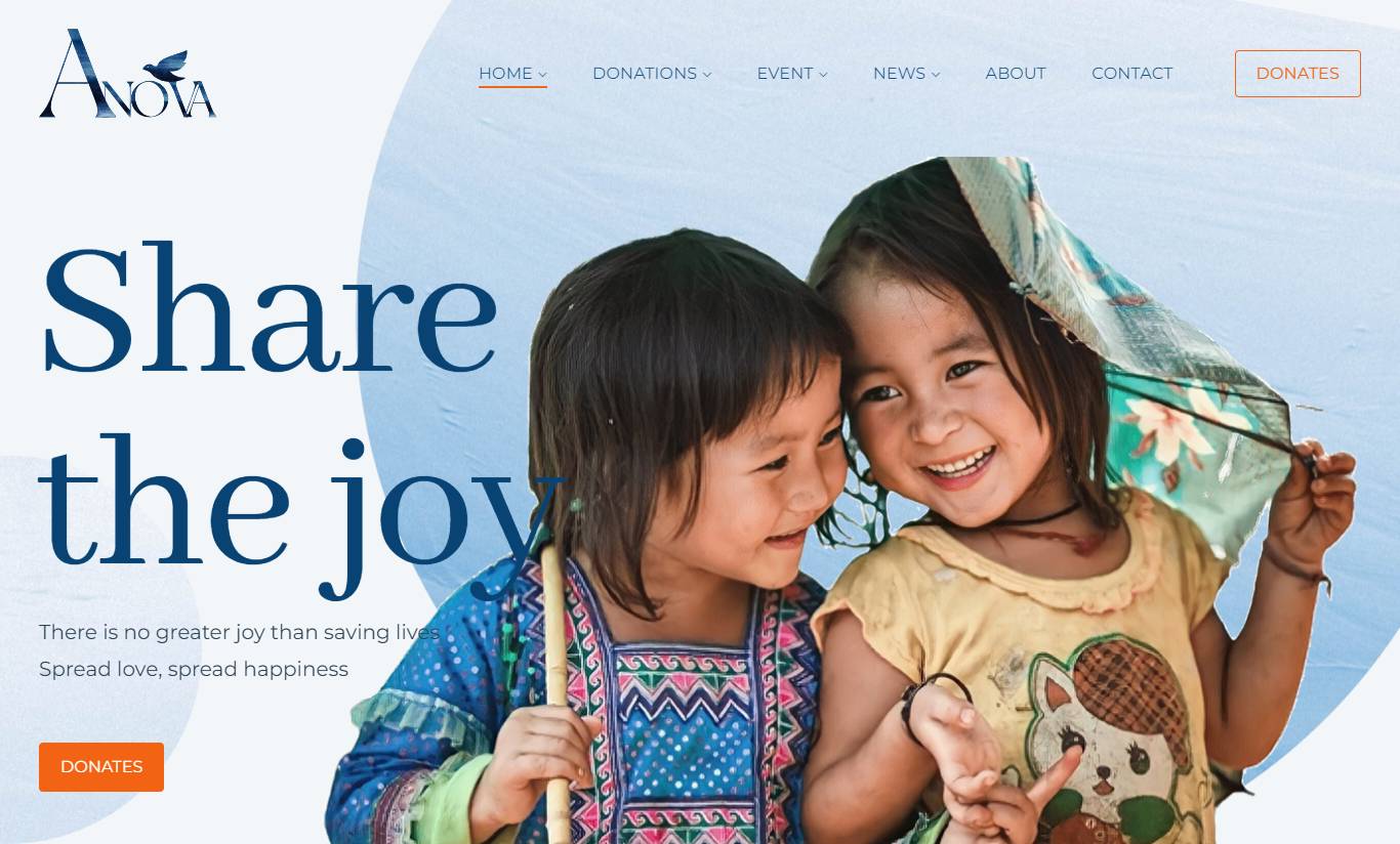 Anova - Charity & Donation WordPress Theme