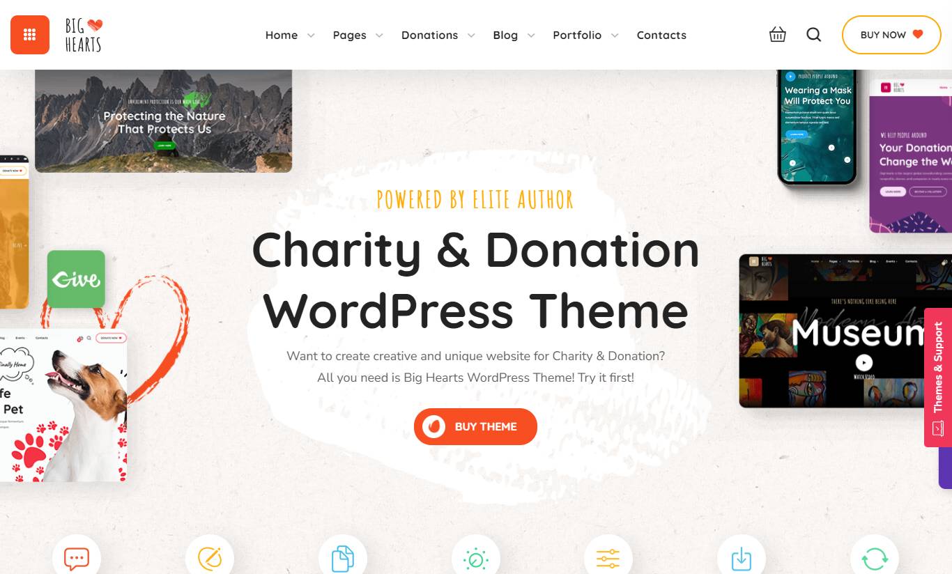 BigHearts - Charity & Donation WordPress Theme