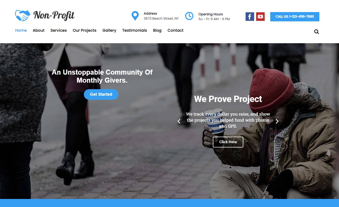 Non-Profit WordPress Theme – Nonprofit Pro