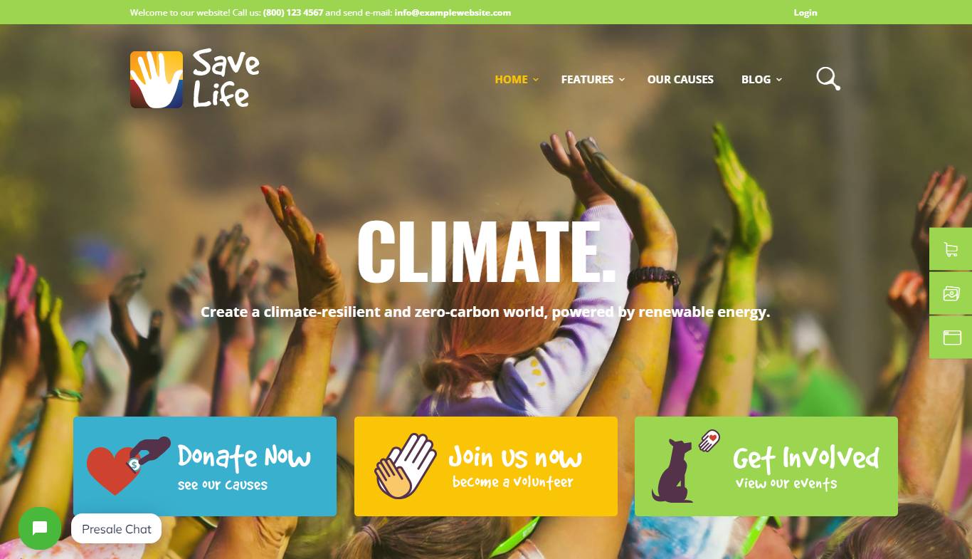 Save Life | Non-Profit, Charity & Donations WordPress Theme