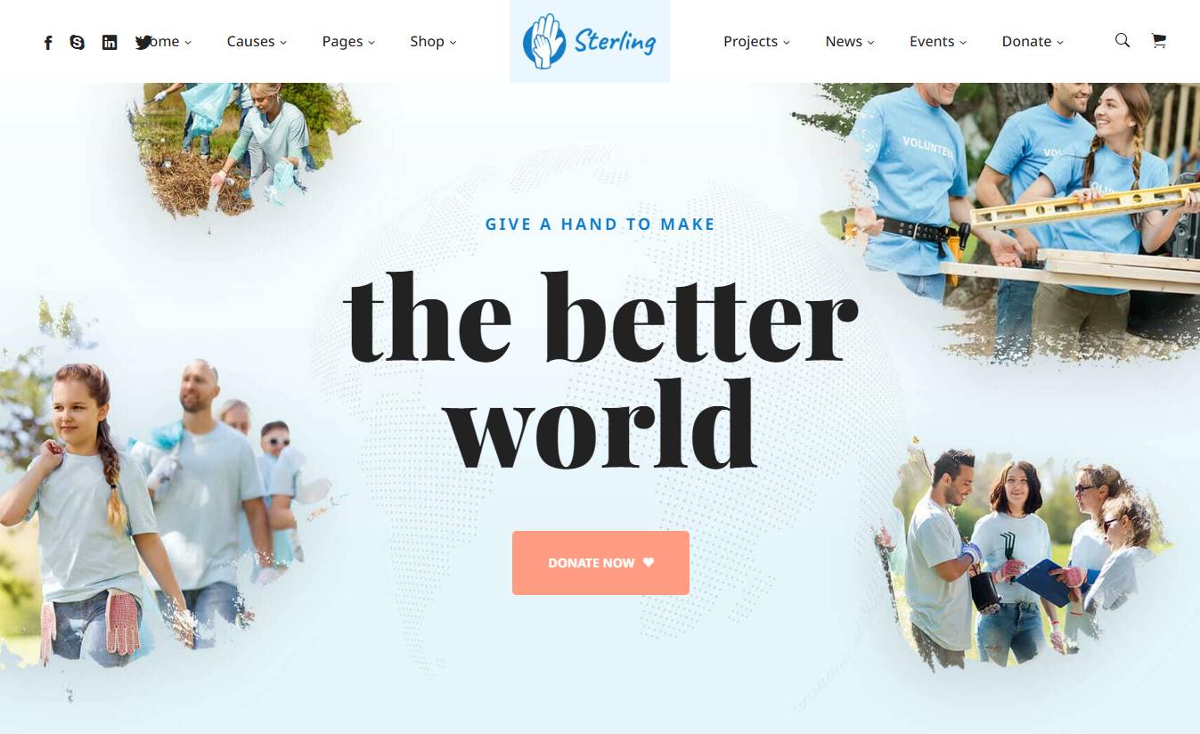 Sterling - Charity & Donation WordPress Theme by TrueThemes in Charity