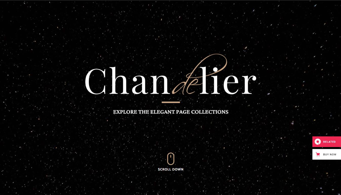 Chandelier - Luxury Theme for Custom Brands