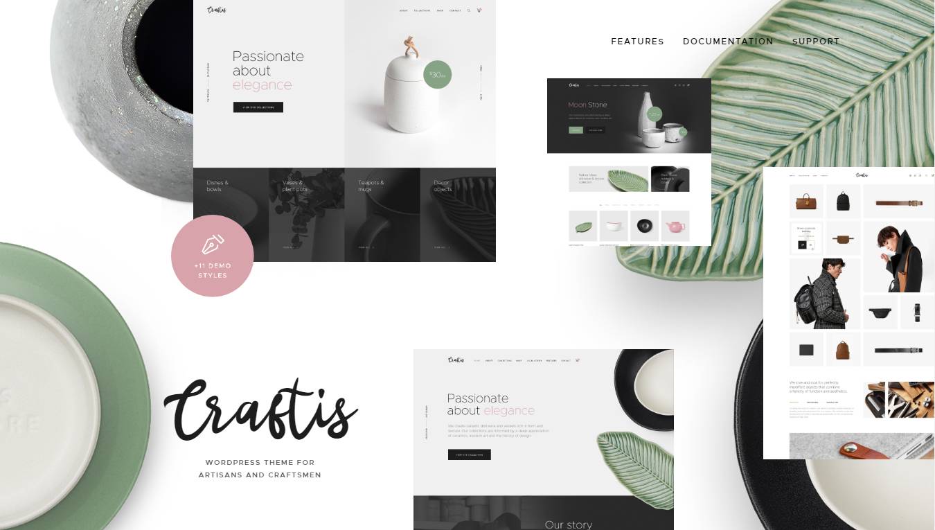 Craftis - Handmade, Handcraft & Artisan WordPress Theme for Creatives + WCFM