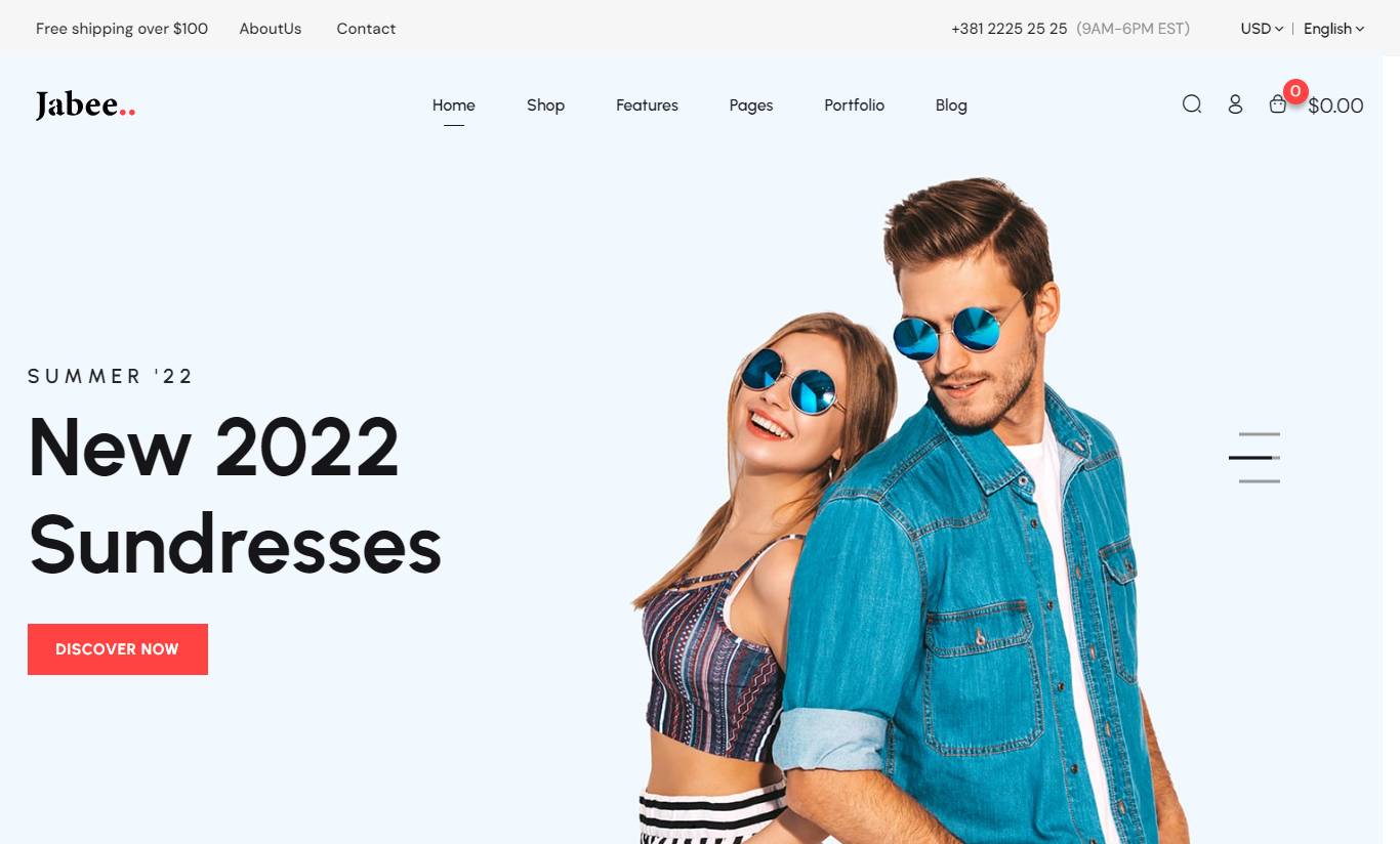 Jabee - Multipurpose WooCommerce Theme