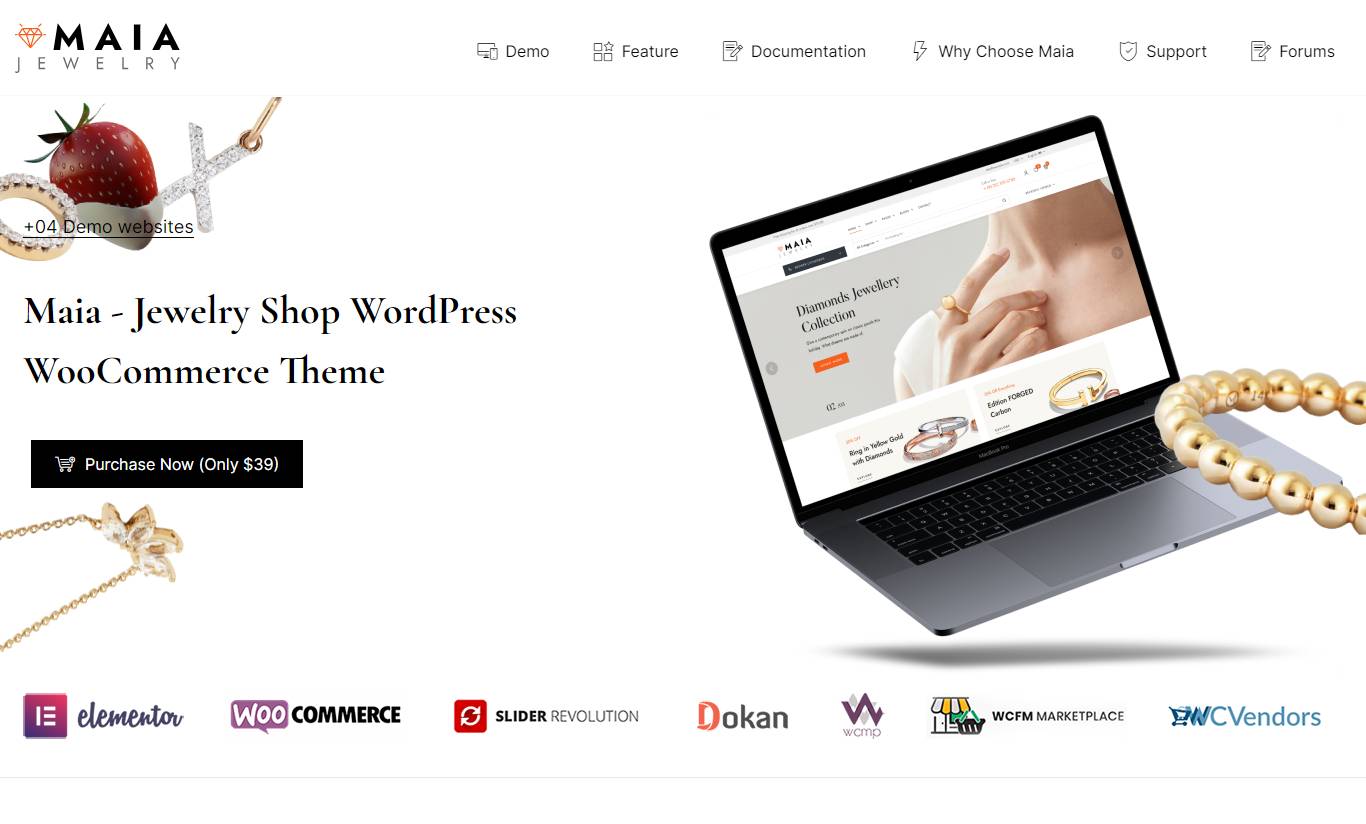 Maia - Jewelry Shop WordPress Theme