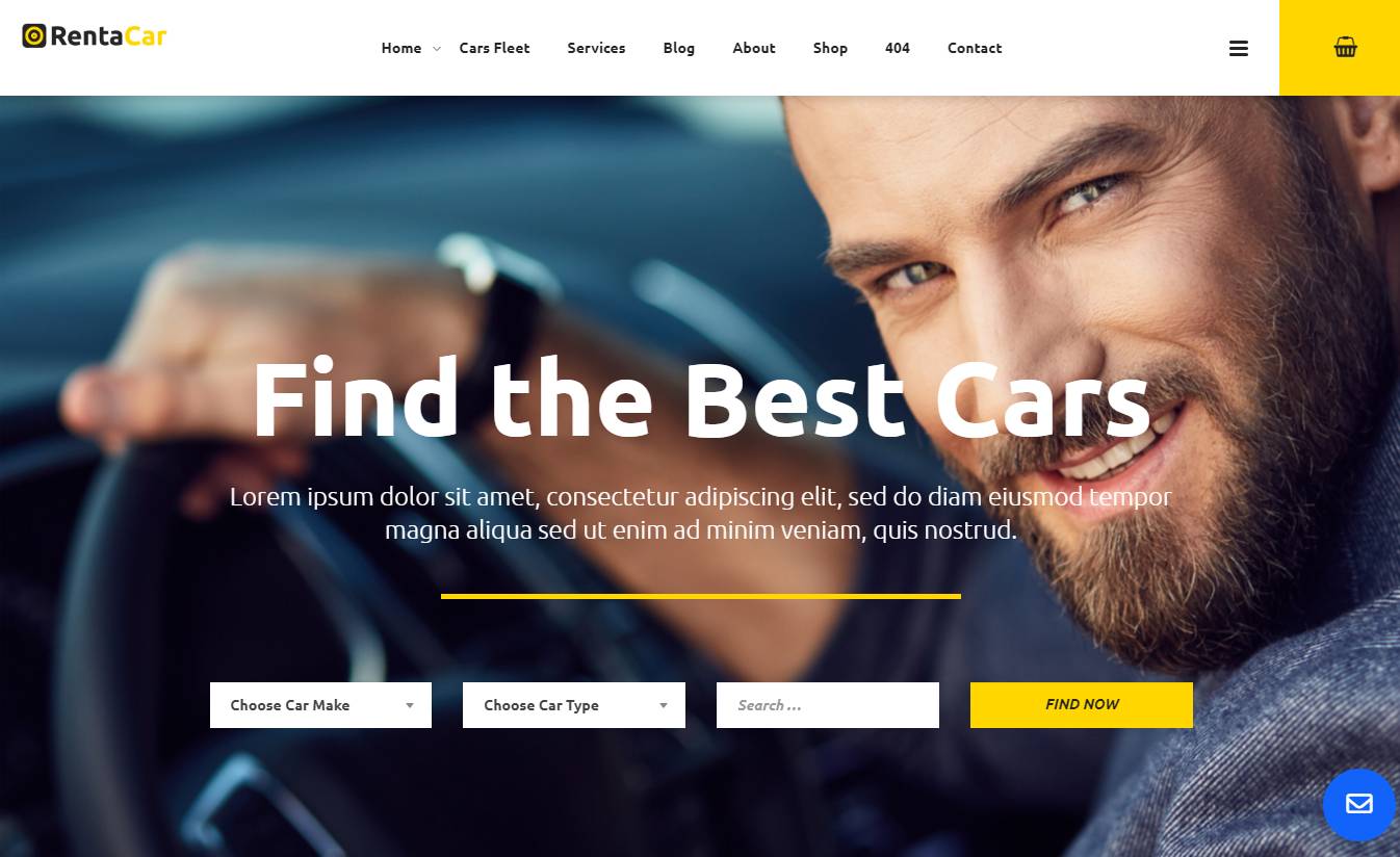 Rentacar - Car Rental / Listing WordPress Theme