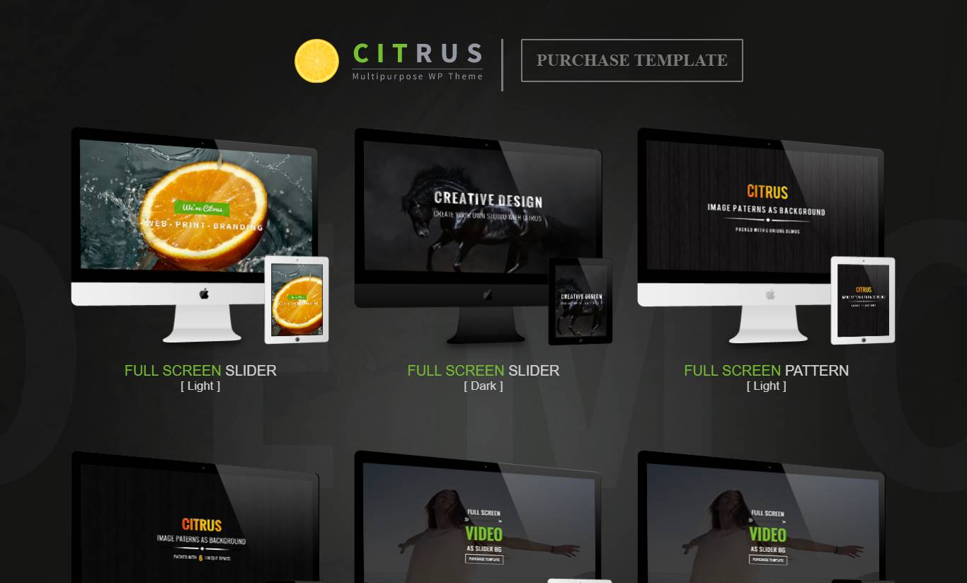 Citrus - One Page WordPress