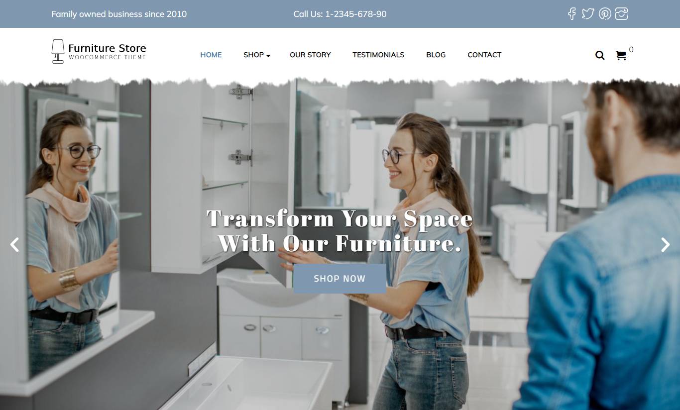 Furniture Store WooCommerce Theme – FurnitureStore