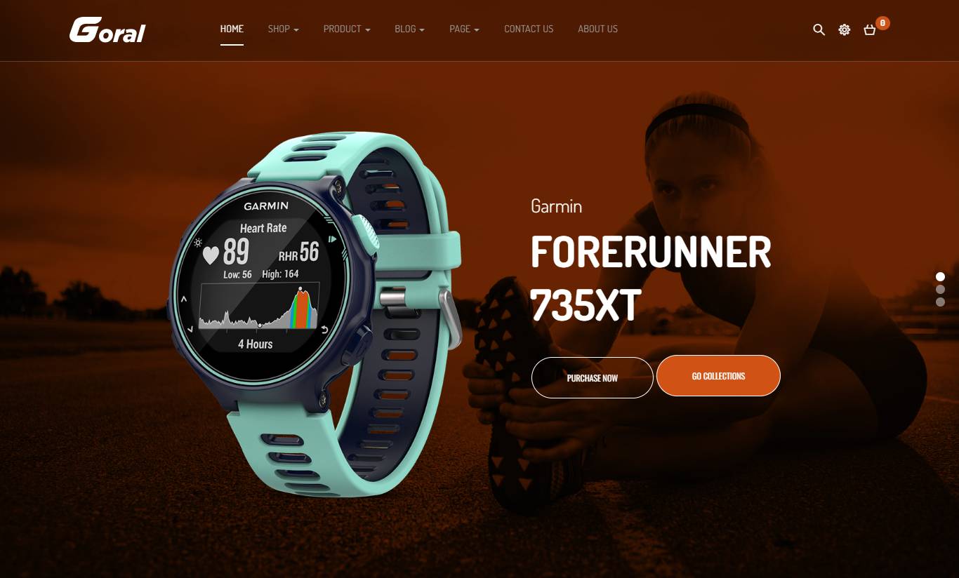 Goral SmartWatch - Single Product Woocommerce WordPress Theme