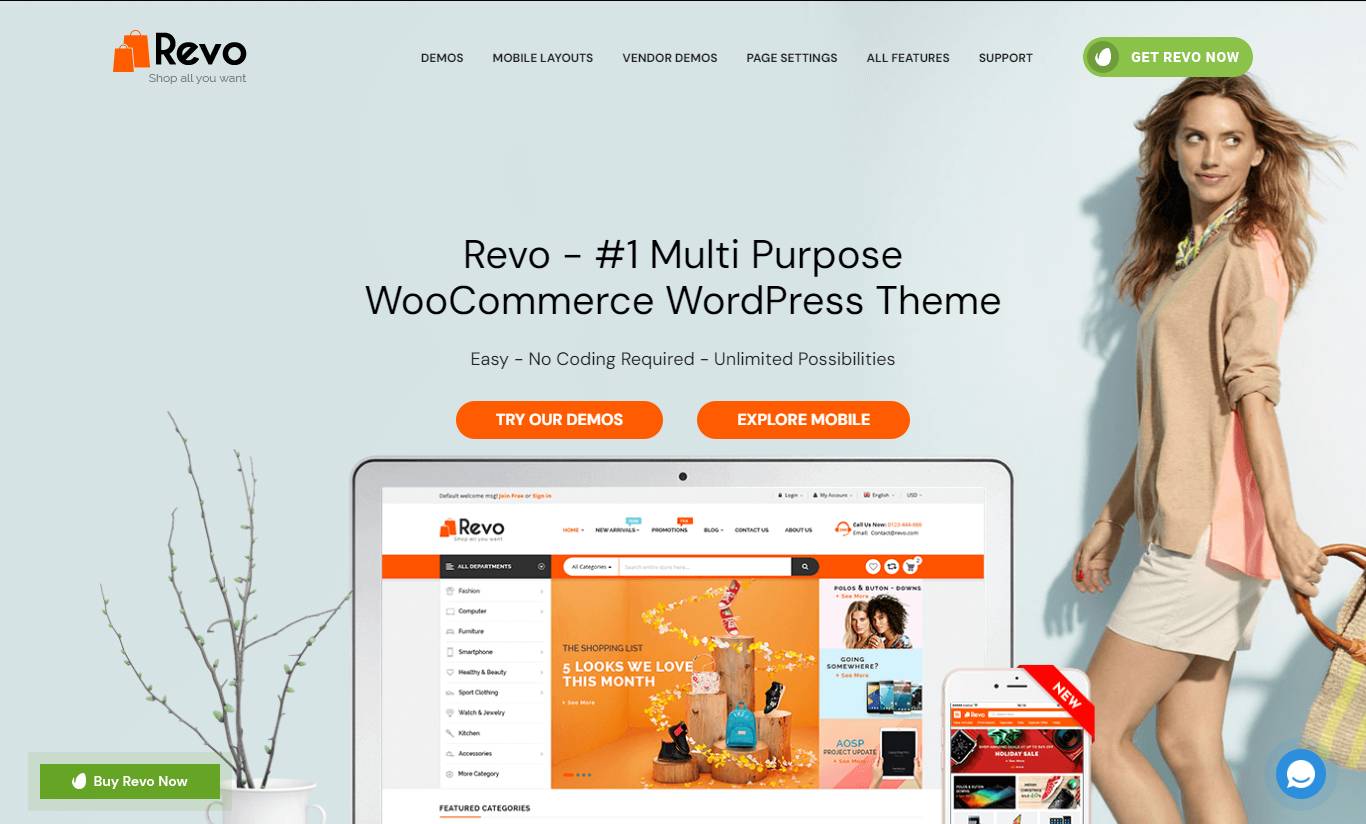 Revo - Multipurpose Elementor WooCommerce WordPress Theme