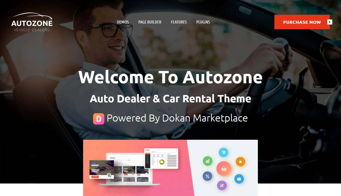 Autozone - Auto Dealer & Car Rental Theme