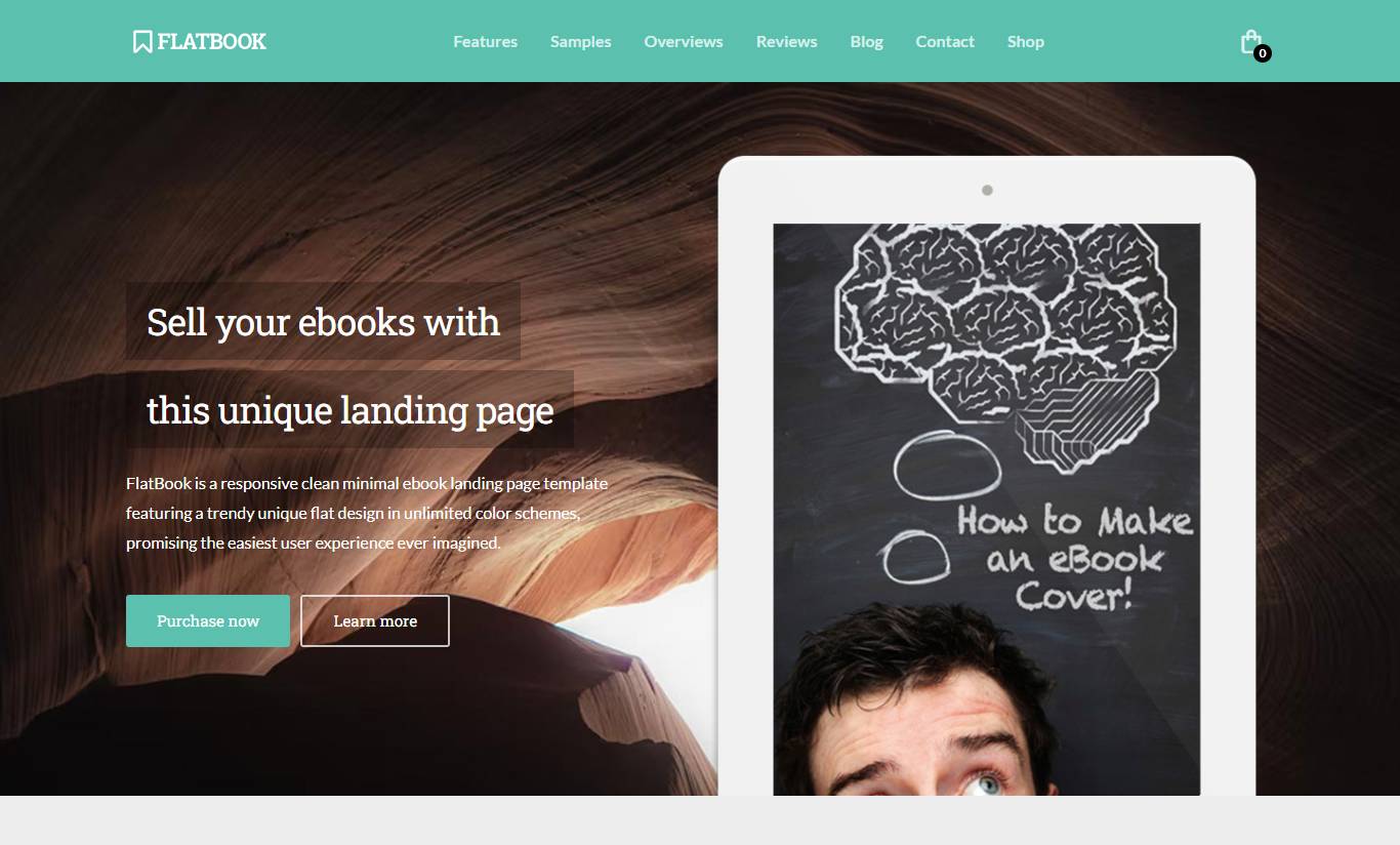 FlatBook - Ebook Selling WordPress Theme