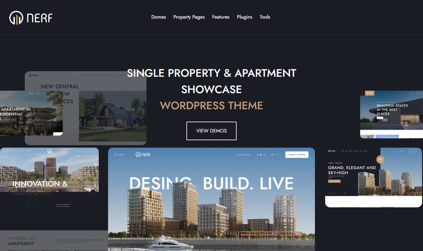 Nerf - Single Property WordPress Theme