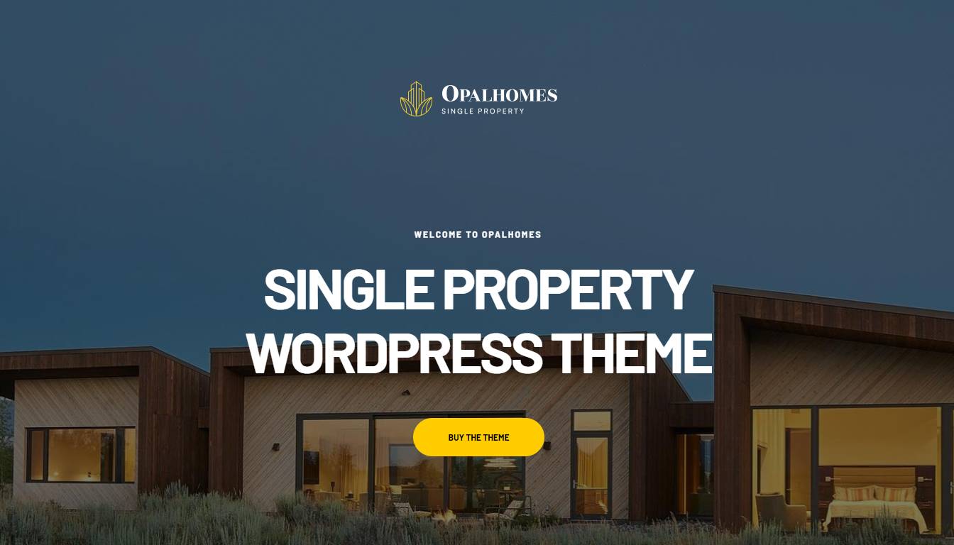 Opalhomes - Single Property WordPress Theme