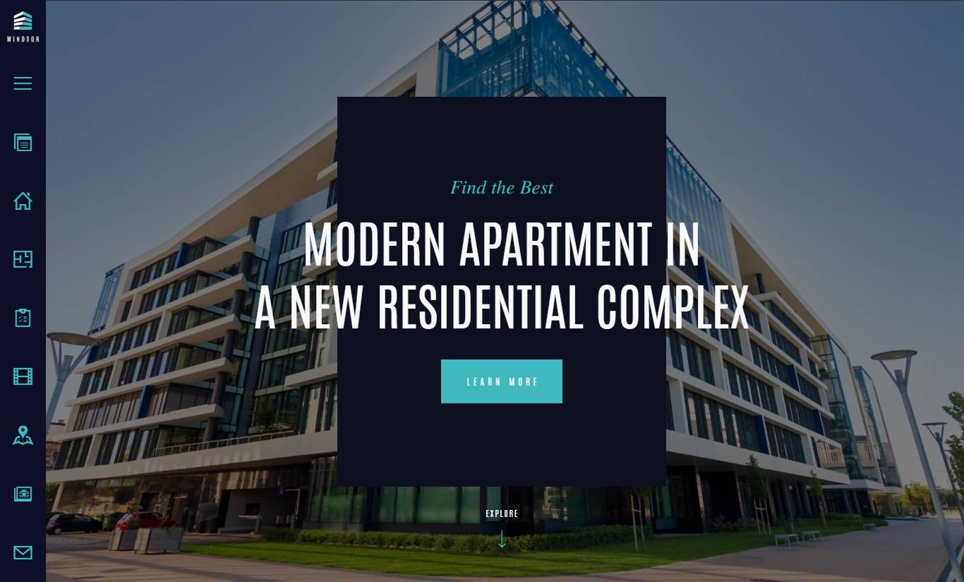 Windsor - Apartment Complex / Single Property WordPress Theme