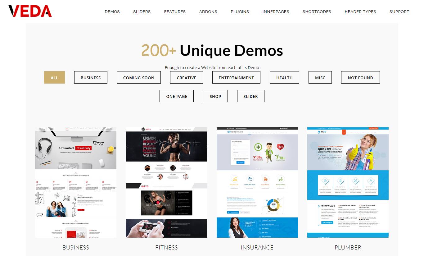 VEDA - MultiPurpose WordPress Theme