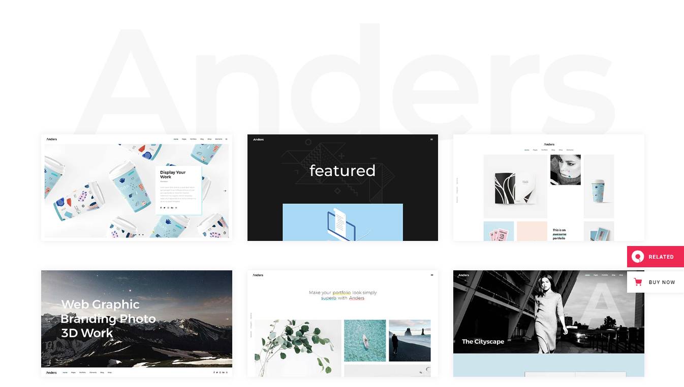 Anders - Design Portfolio Theme