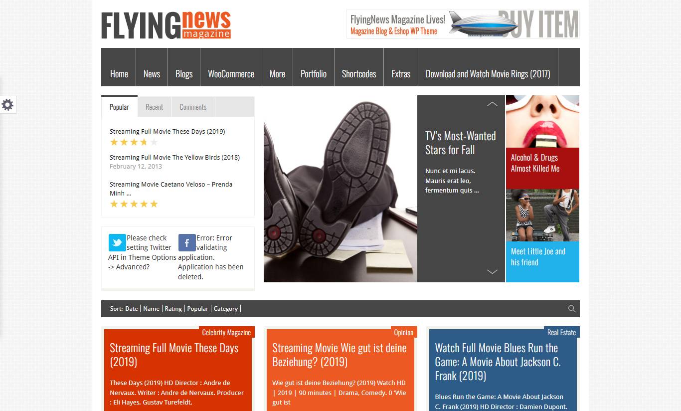  FlyingNews – Responsive Magazine Theme