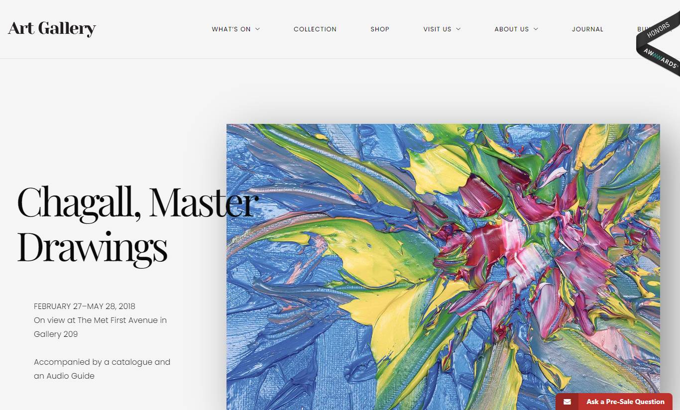 Arte | Art Gallery WordPress Theme