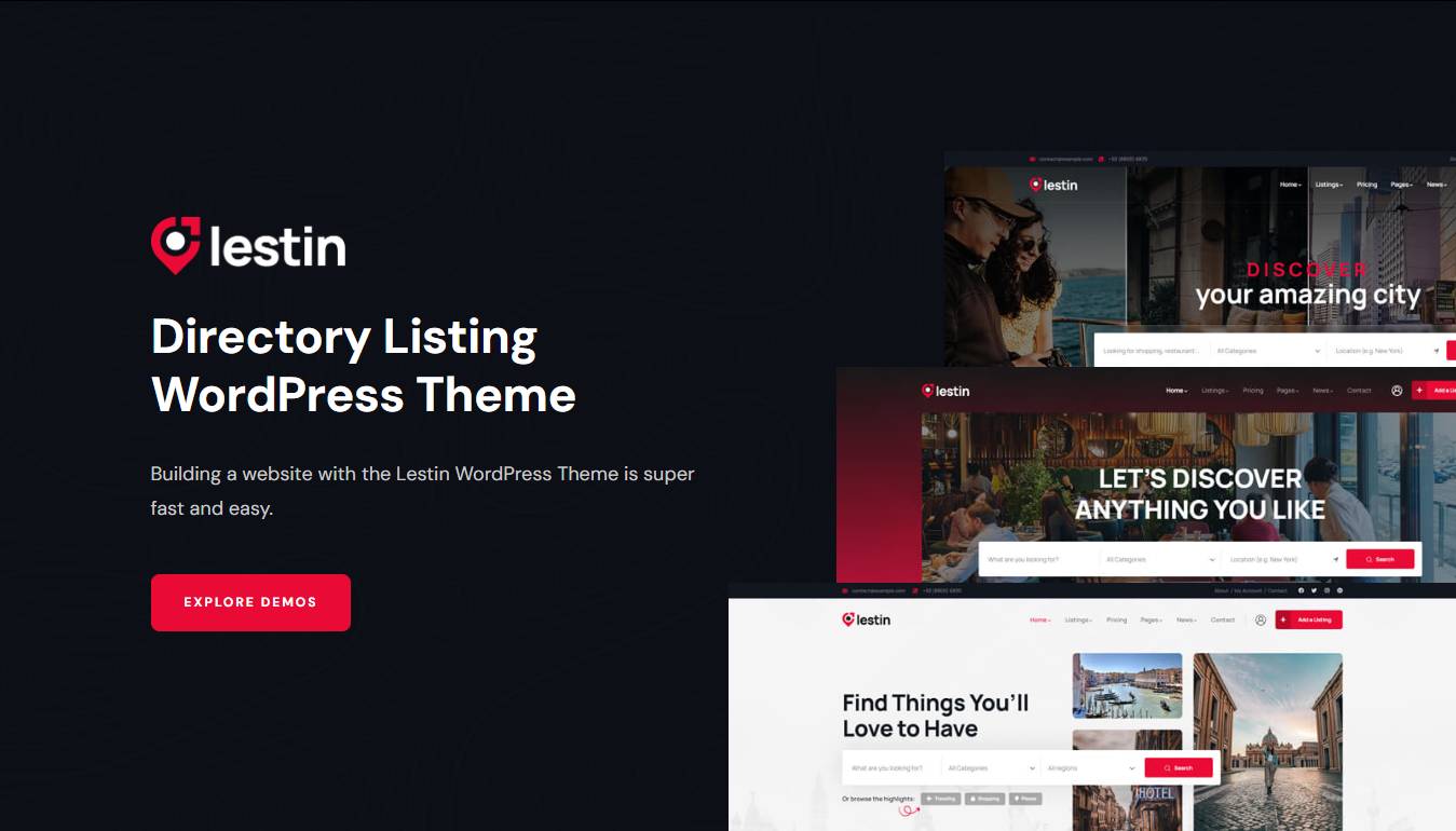 Lestin - Directory Listing WordPress Theme