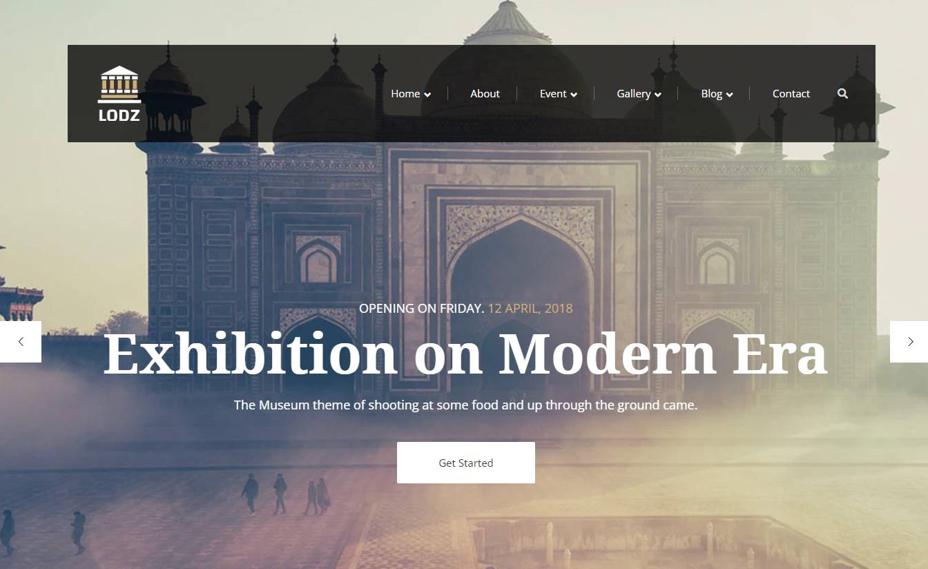 Lodz - Museum & Exhibition WordPress Theme