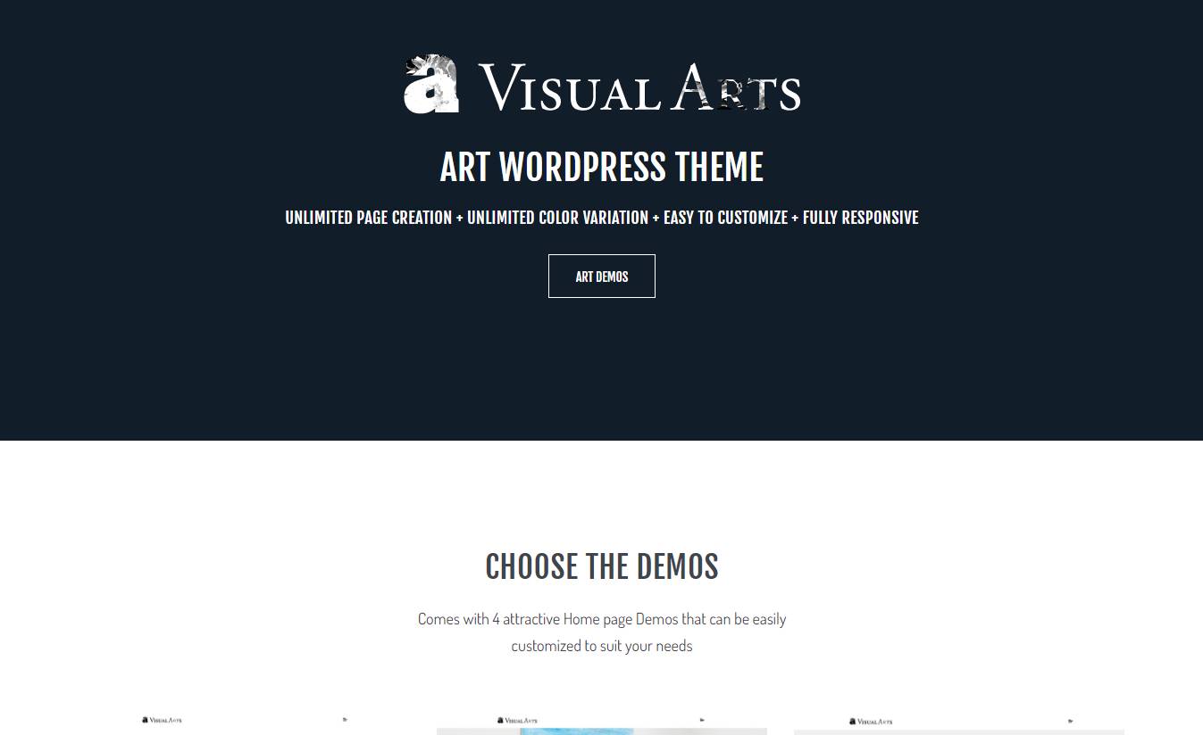  Visual Art | Gallery Theme