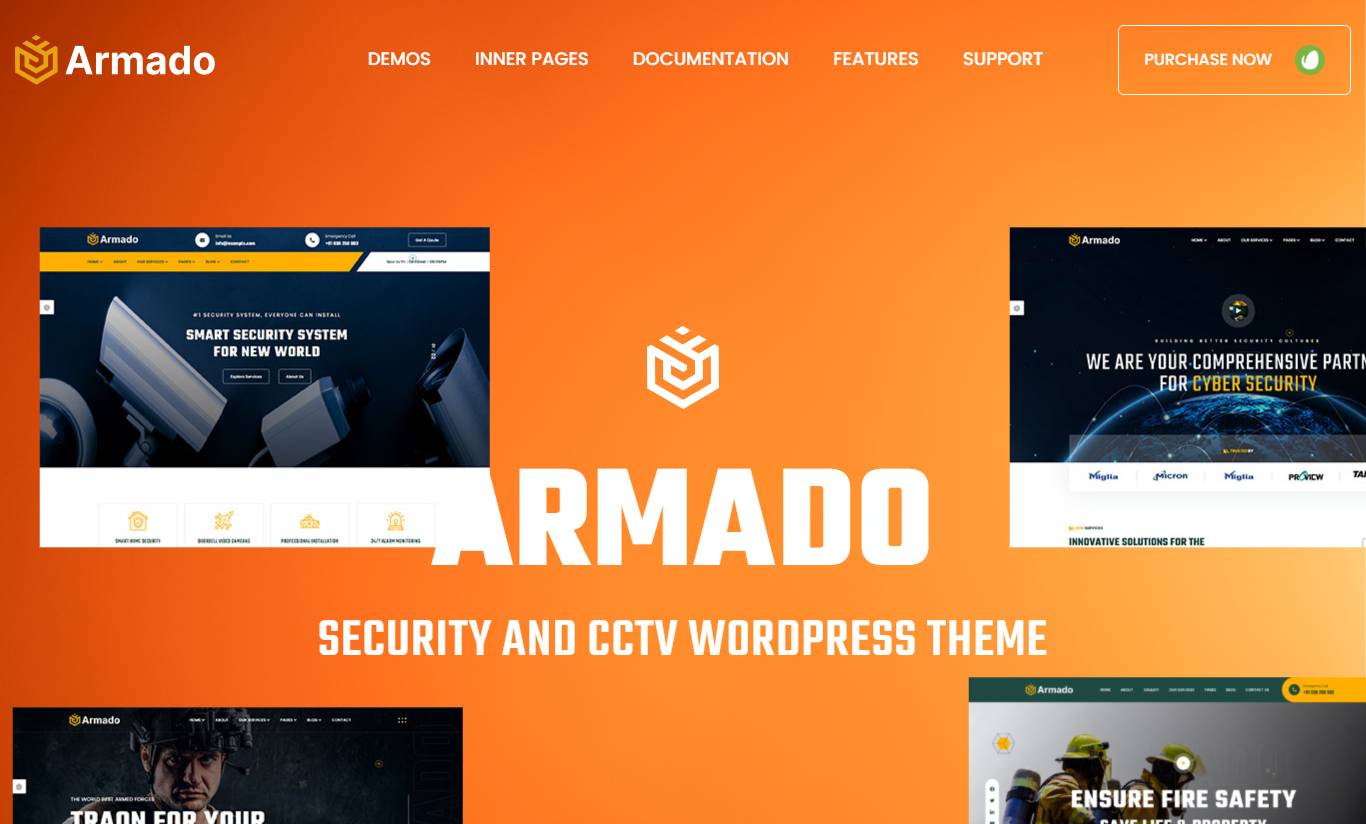 Armado - Security and CCTV WordPress Theme + RTL