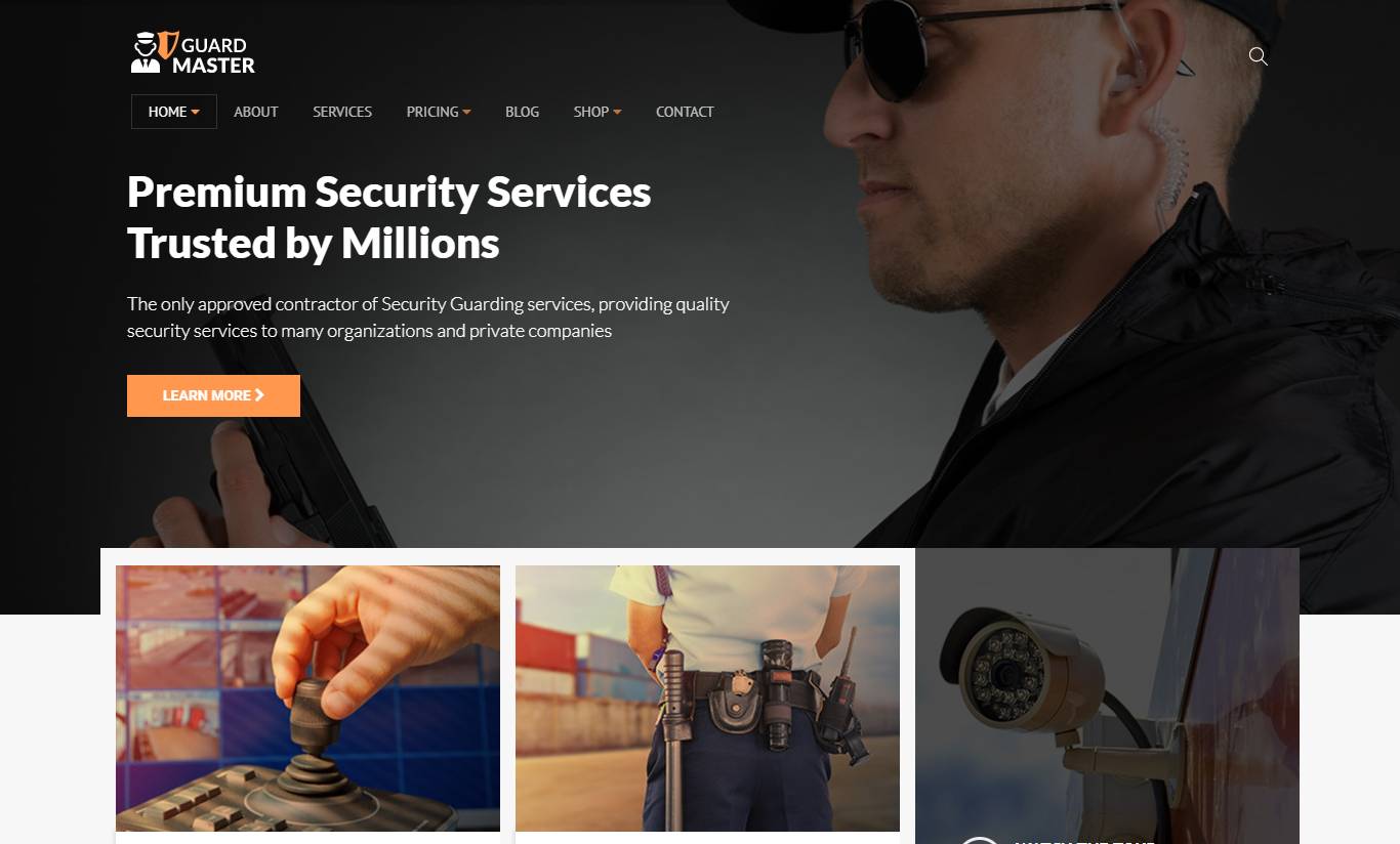 Guard Master - Security Guards WordPress Theme