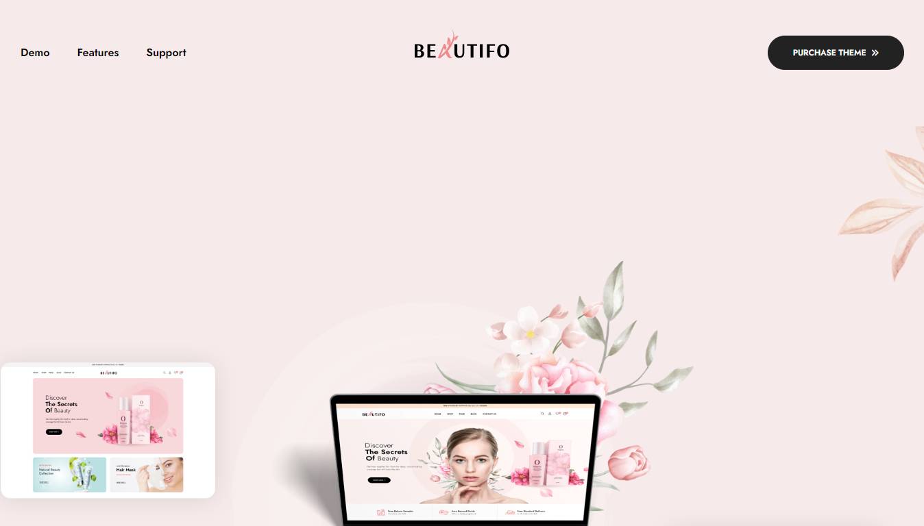  Beautifo - Beauty Cosmetics Shop WooCommerce WordPress Theme