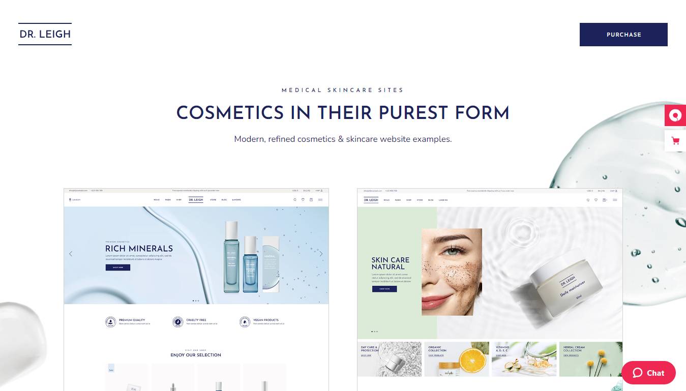 Dr.Leigh - Medical Cosmetics Shop Theme