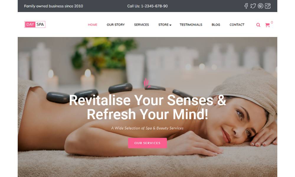 Top 20 Beauty And Skincare WordPress Themes