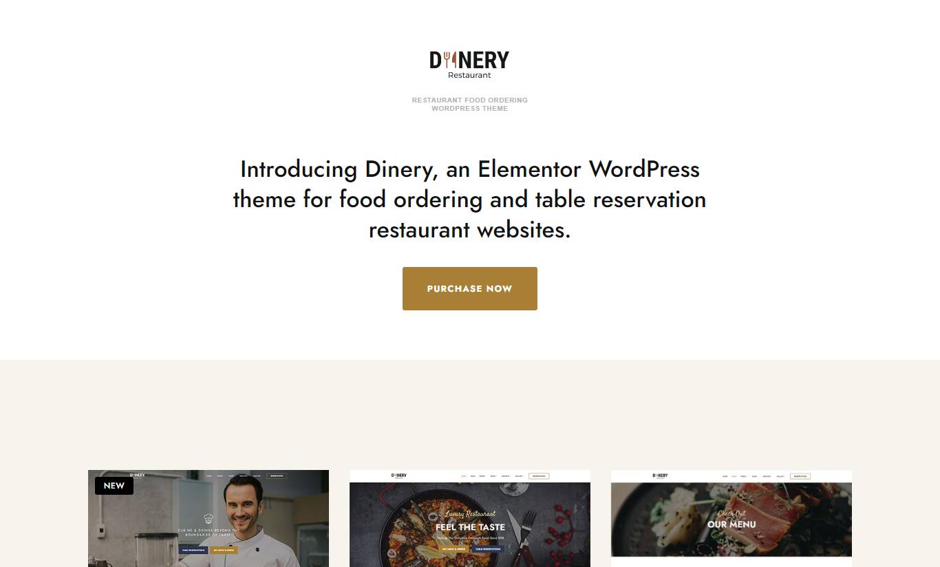 Dinery | Food Delivery Restaurant RTL WordPress Theme