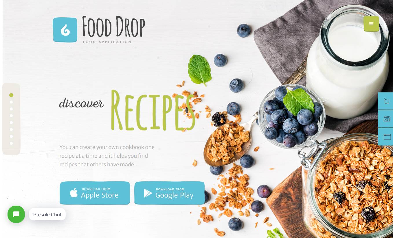 Food Drop | Meal Ordering & Delivery Mobile App WordPress Theme