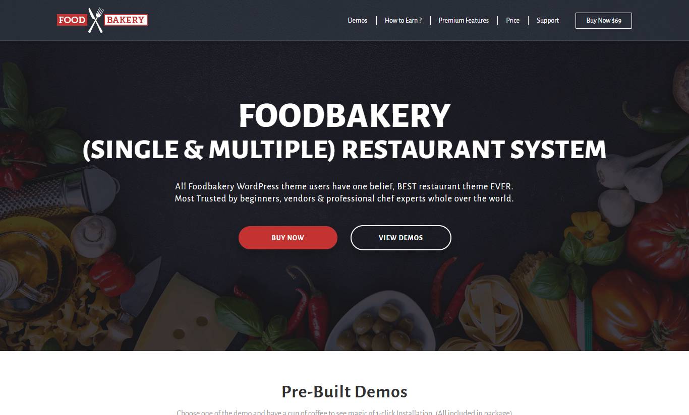 FoodBakery | Food Delivery Restaurant Directory WordPress Theme