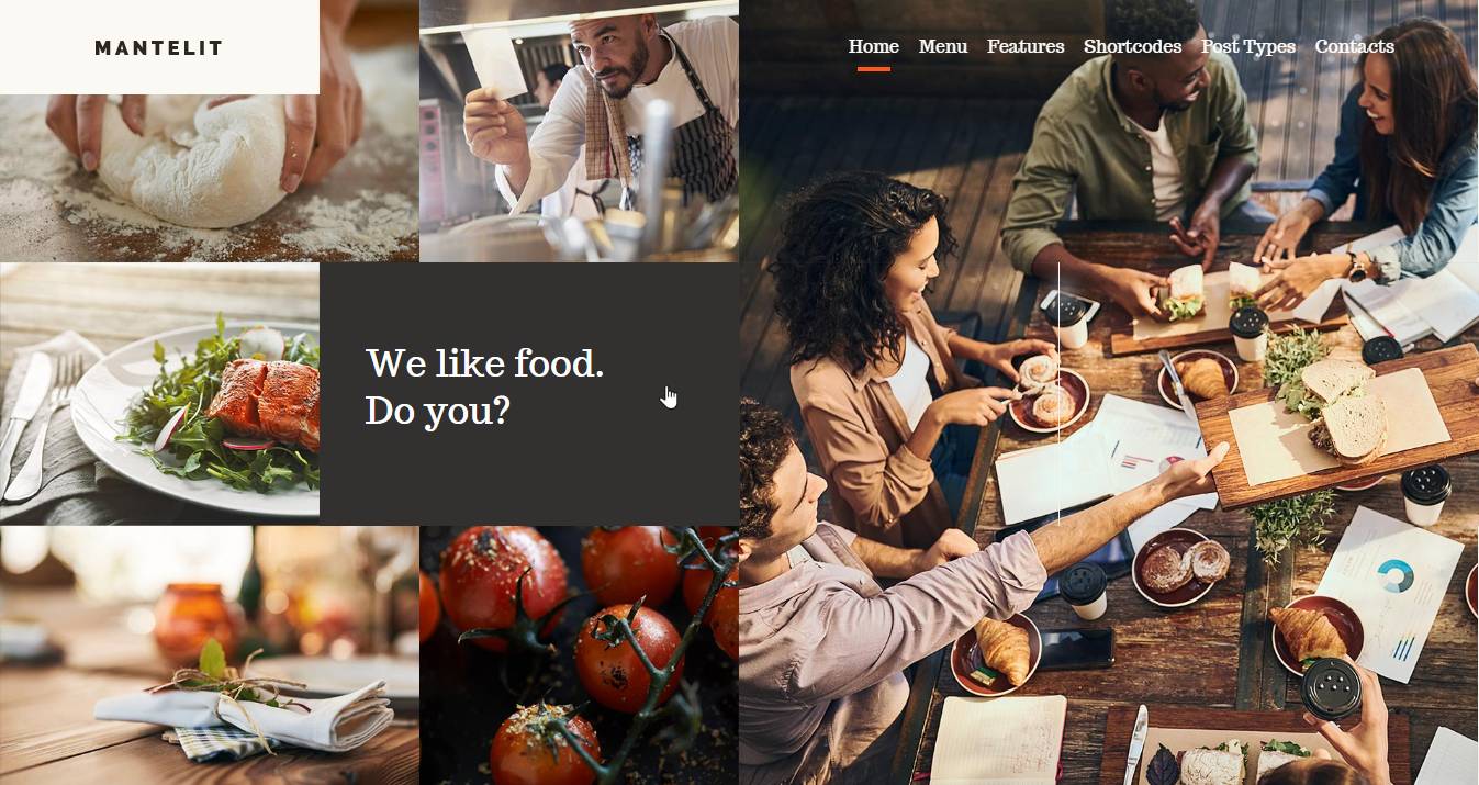 Mantelit - Food Delivery & Restaurant WordPress Theme