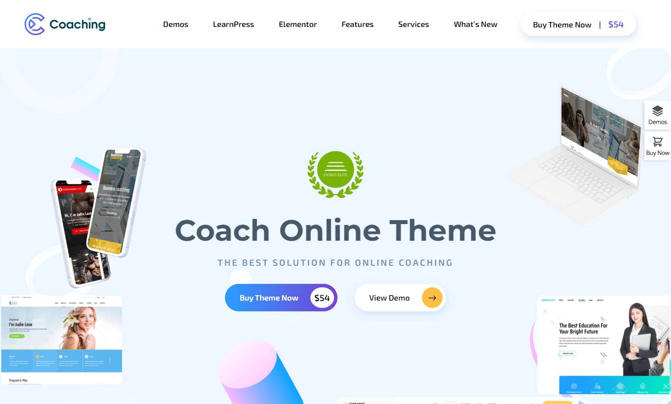 Coaching - Life And Business Coach WordPress Theme