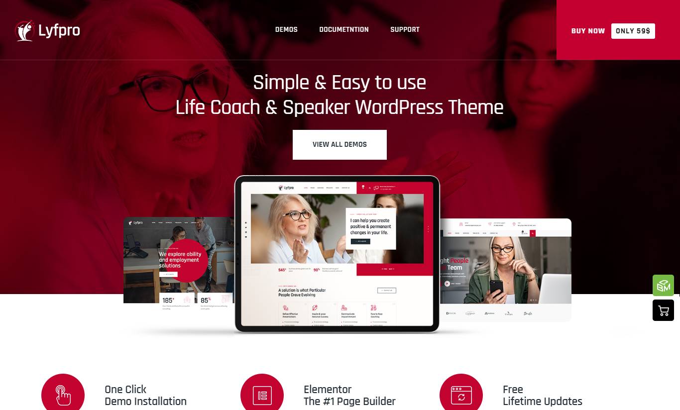 Lyfpro - Life Coach WordPress Theme