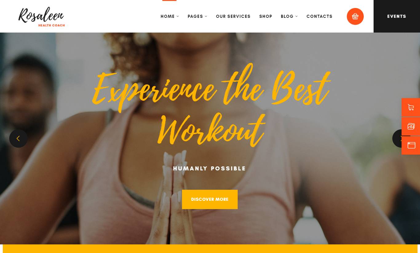 Rosaleen - Health Coach, Speaker & Motivation WordPress Theme