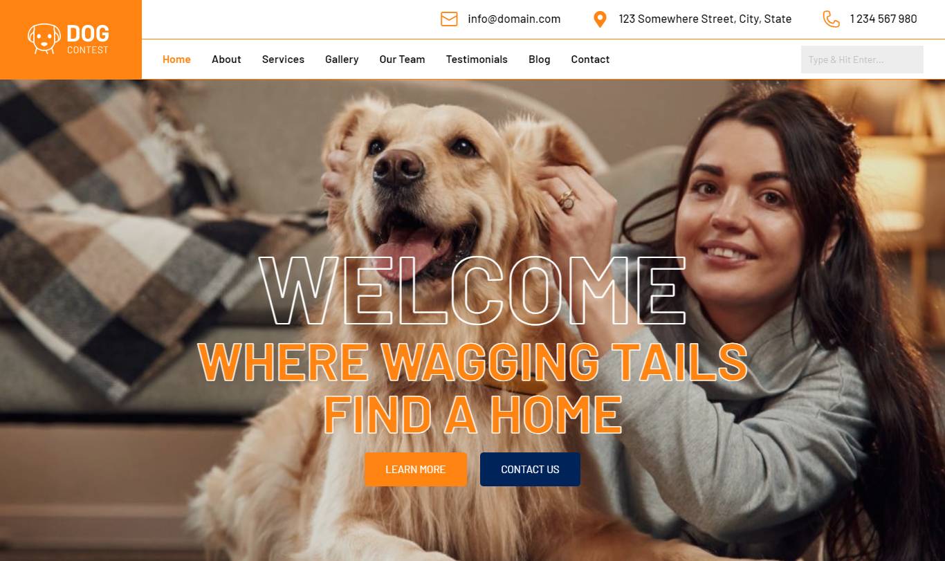 Dog Contest WordPress Theme – DogContest