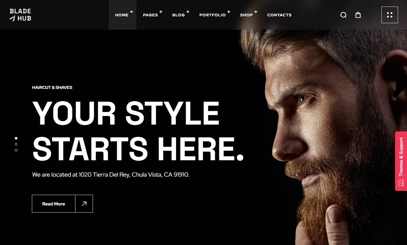 BladeHub - Barber Shop & Hairdressers WordPress Theme