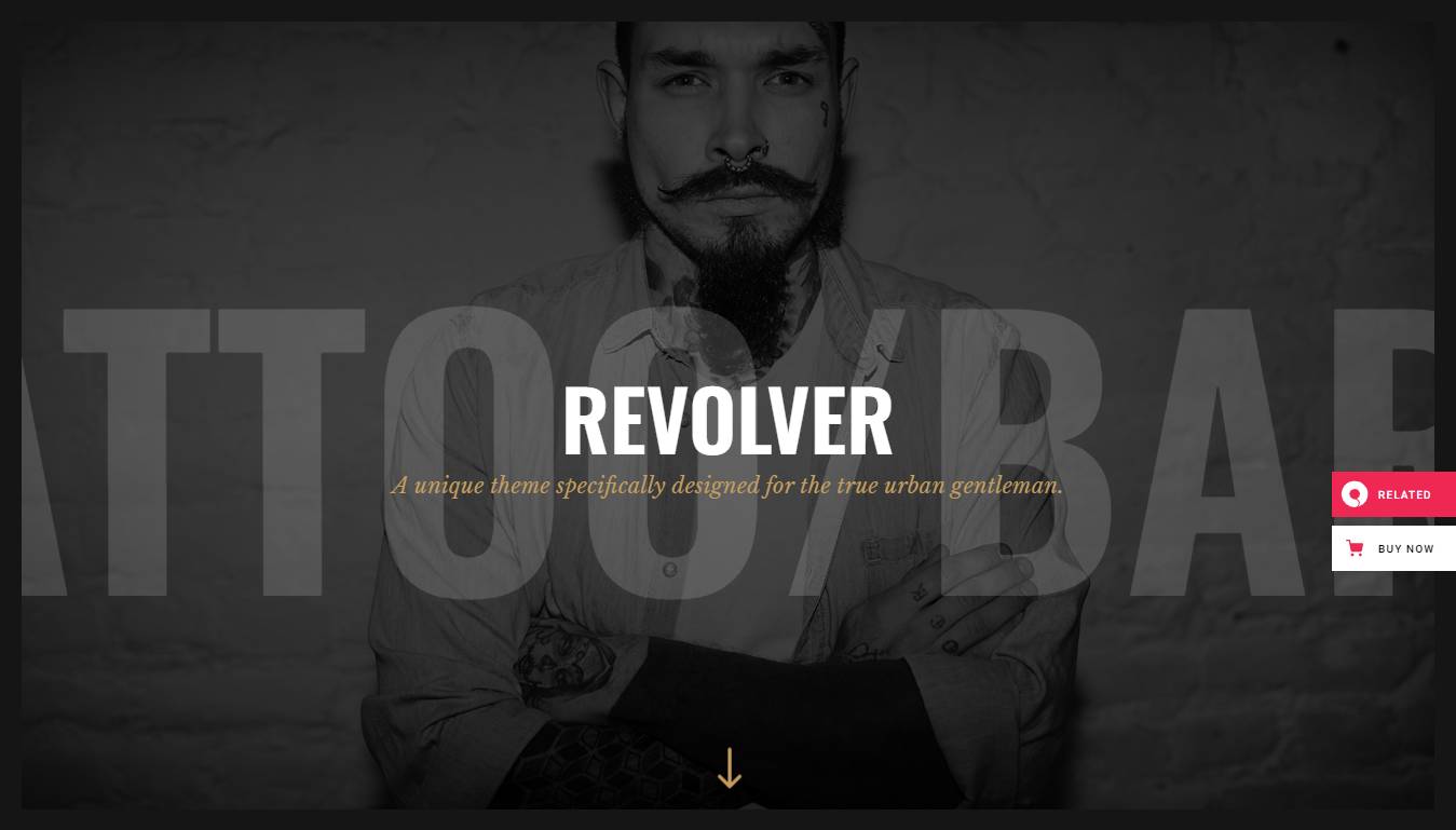 Revolver - Tattoo Studio and Barbershop Theme