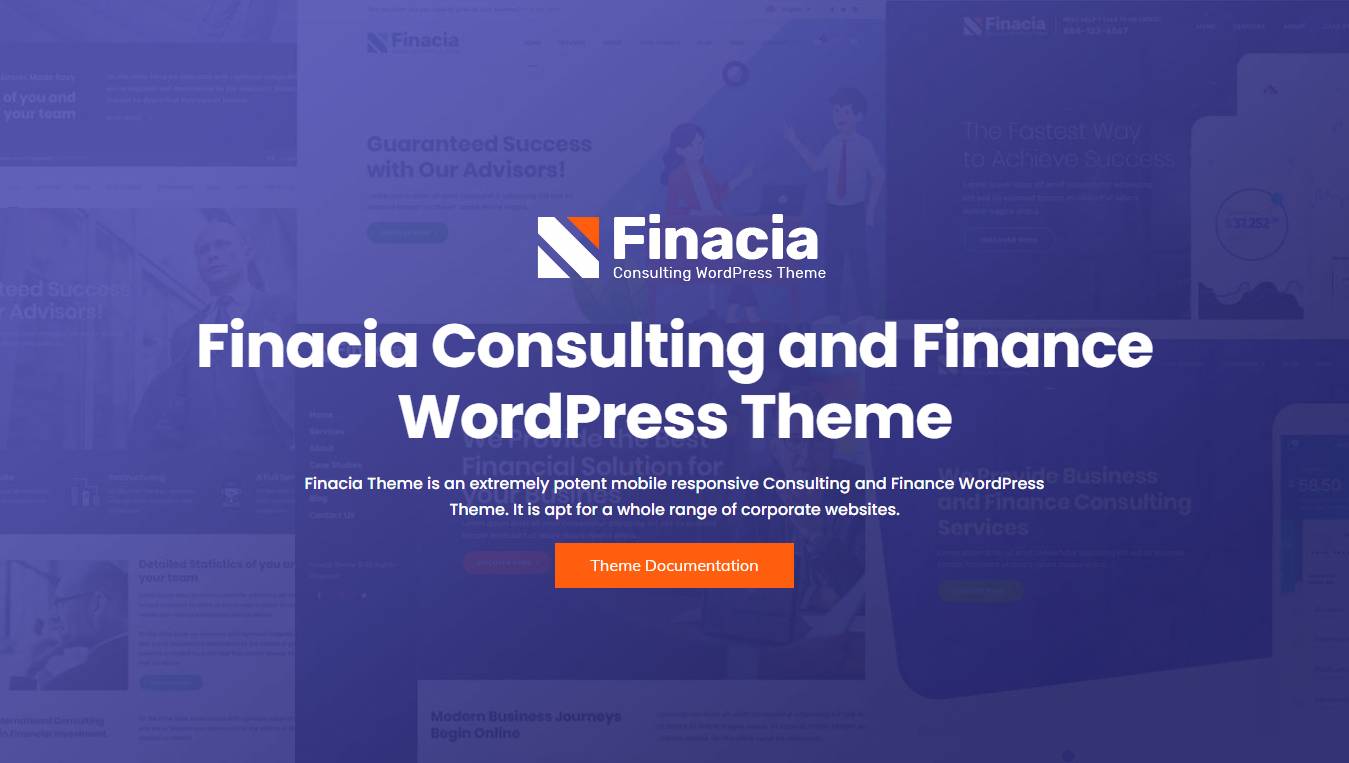 Finacia - Finance & Business WordPress Theme