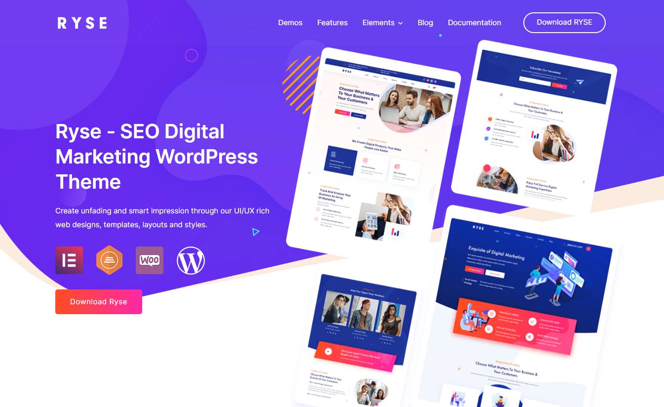 Ryse - SEO & Digital Marketing Theme